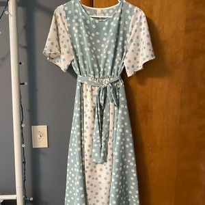 Midi high low boutique dress